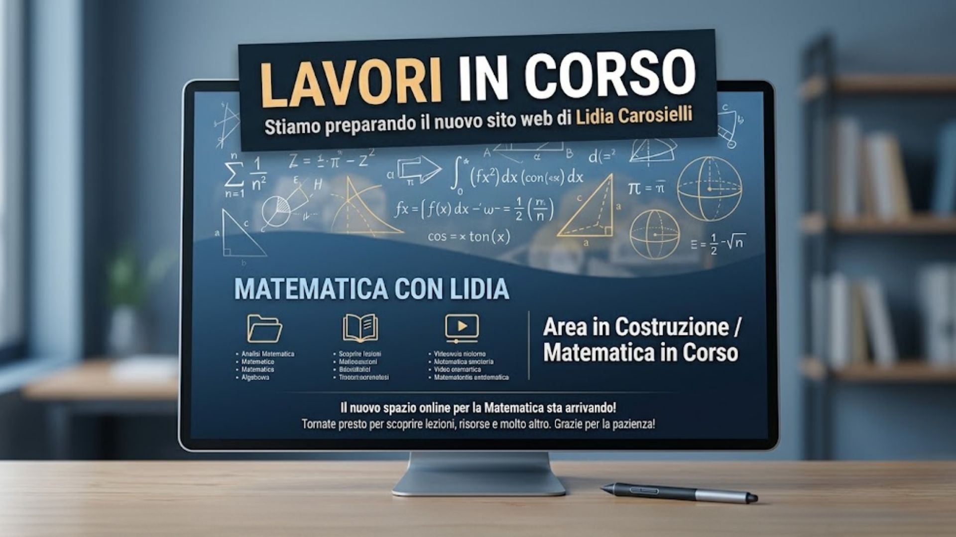Lavori in corso - Sito di Lidia Carosielli